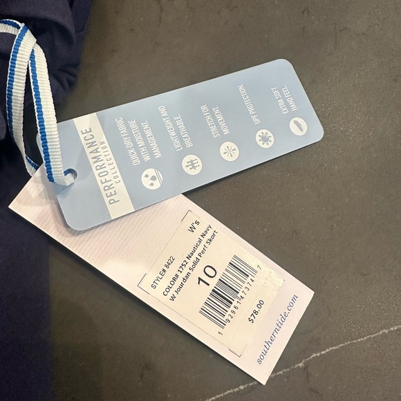 Southern Tide Navy Blue Jourdan Solid Performance Skort Size 10 NWT - Picture 8 of 9